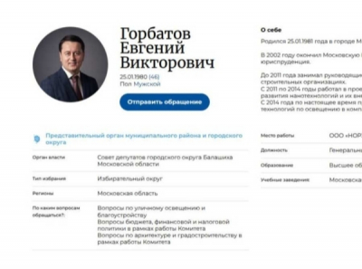 Евгений Горбатов защищает проект &laquo;Березовая роща&raquo; за 718 миллионов